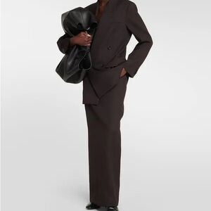 THE ROW Bartelle wool-twill maxi skirt